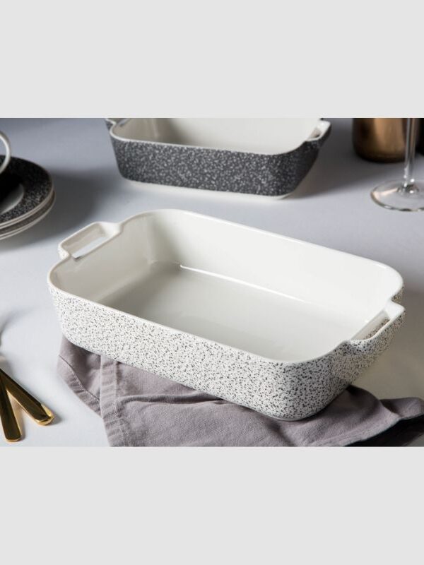 Granit Rektangulært Fat 24 cm