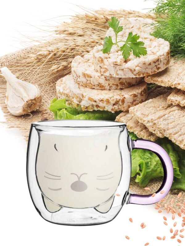 Andrea Kids glass m/rosa håndtak 26cl