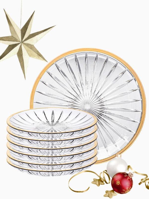 Venus Gold asjett 15 cm, 6-pk