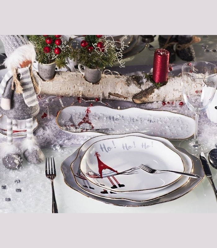 17 Nisse tallerkensett 4 deler - Bilde 2