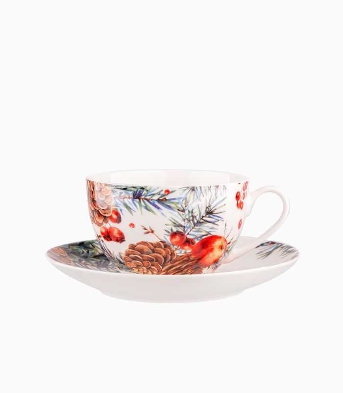 Cranberry kaffekopp 25 cl Cranberry kaffekopp 25cl, m.skål - Bilde 2