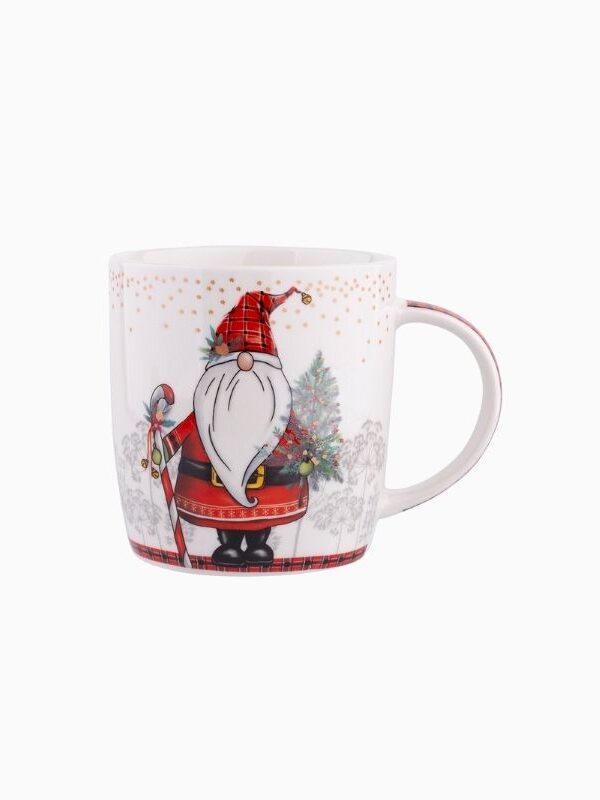 Julesenisse krus i gaveeske