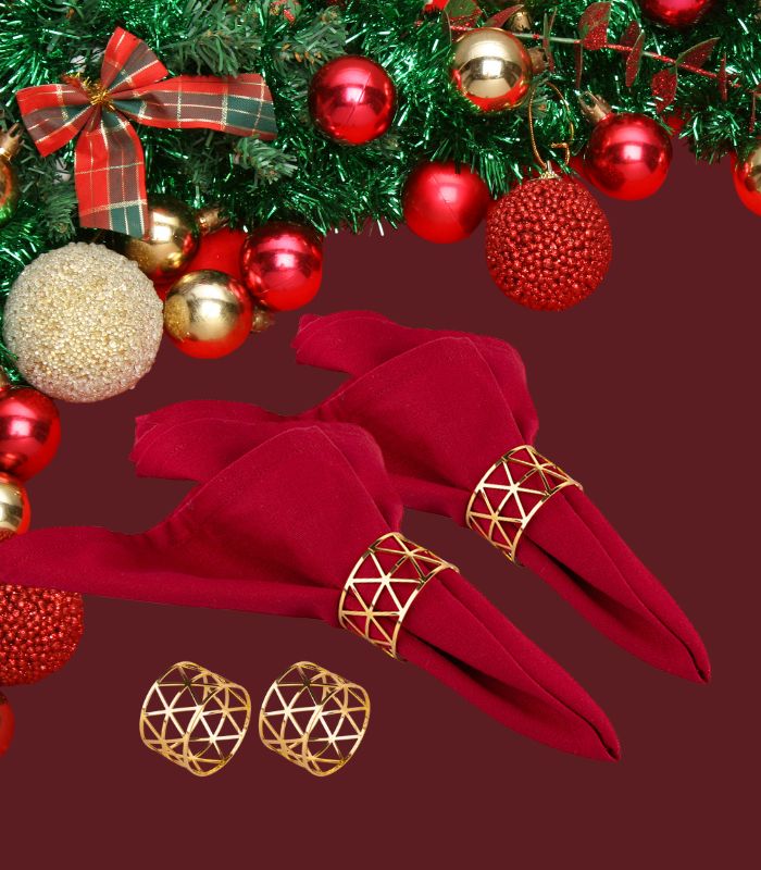 60 Golden Grace Serviettringer 2 pcs - Bilde 4