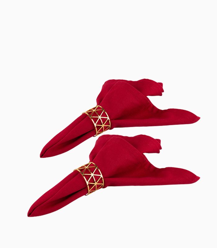 63 Golden Grace Serviettringer 2 pcs - Bilde 1