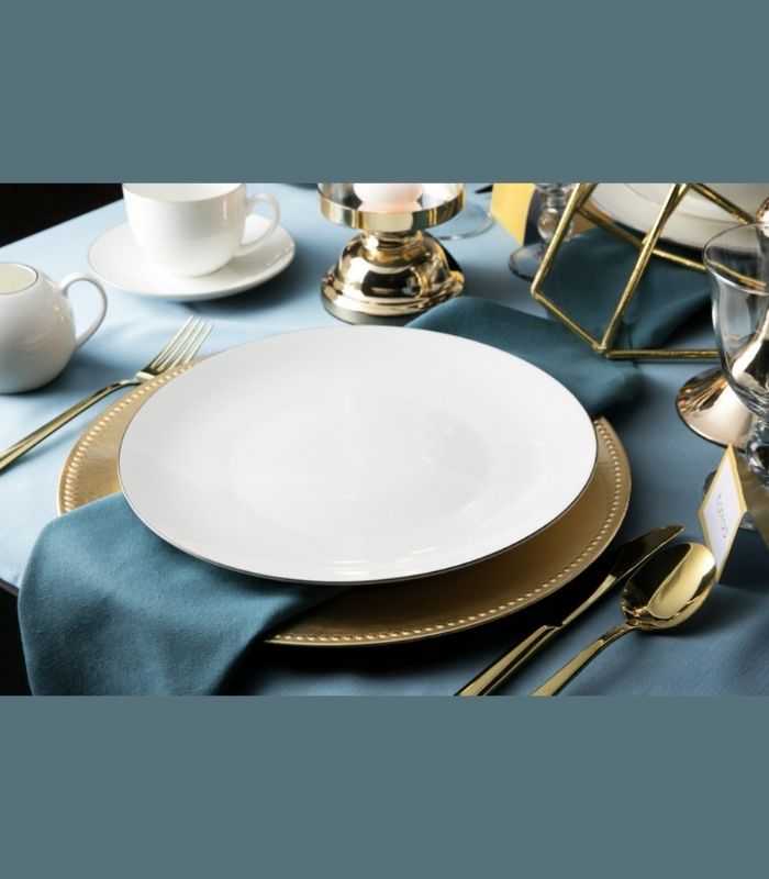 Bella Creme tallerken 26 cm Bella Crème Gold tallerken 26 cm, 4-pk - Bilde 2