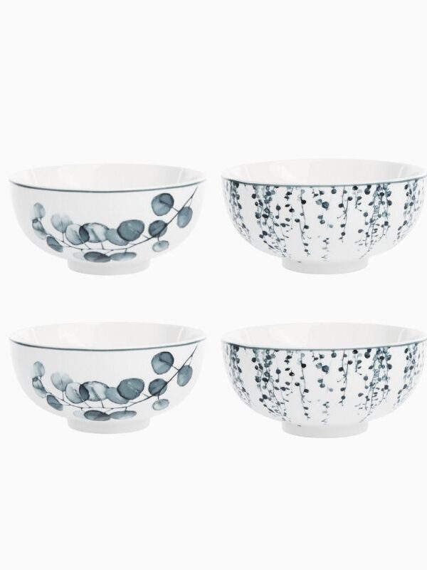 Konfetti Mix & Match skål 15 cm, 4-pk