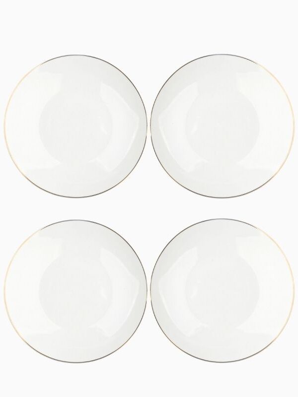 Bella Crème Gold tallerken 26 cm, 4-pk