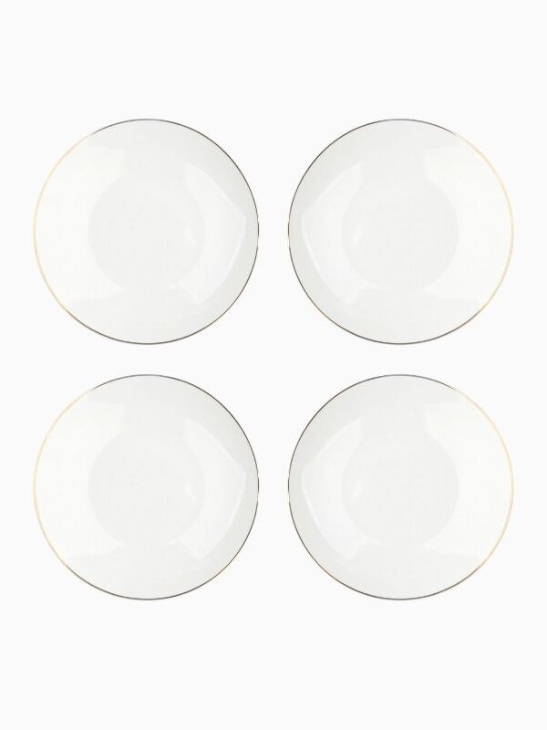 Bella Crème Gold asjett 20 cm, 4-pk